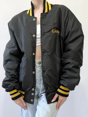 1980's Bishop Foley Venturettes Varsity Cheerleading Bomber Jacket (S)