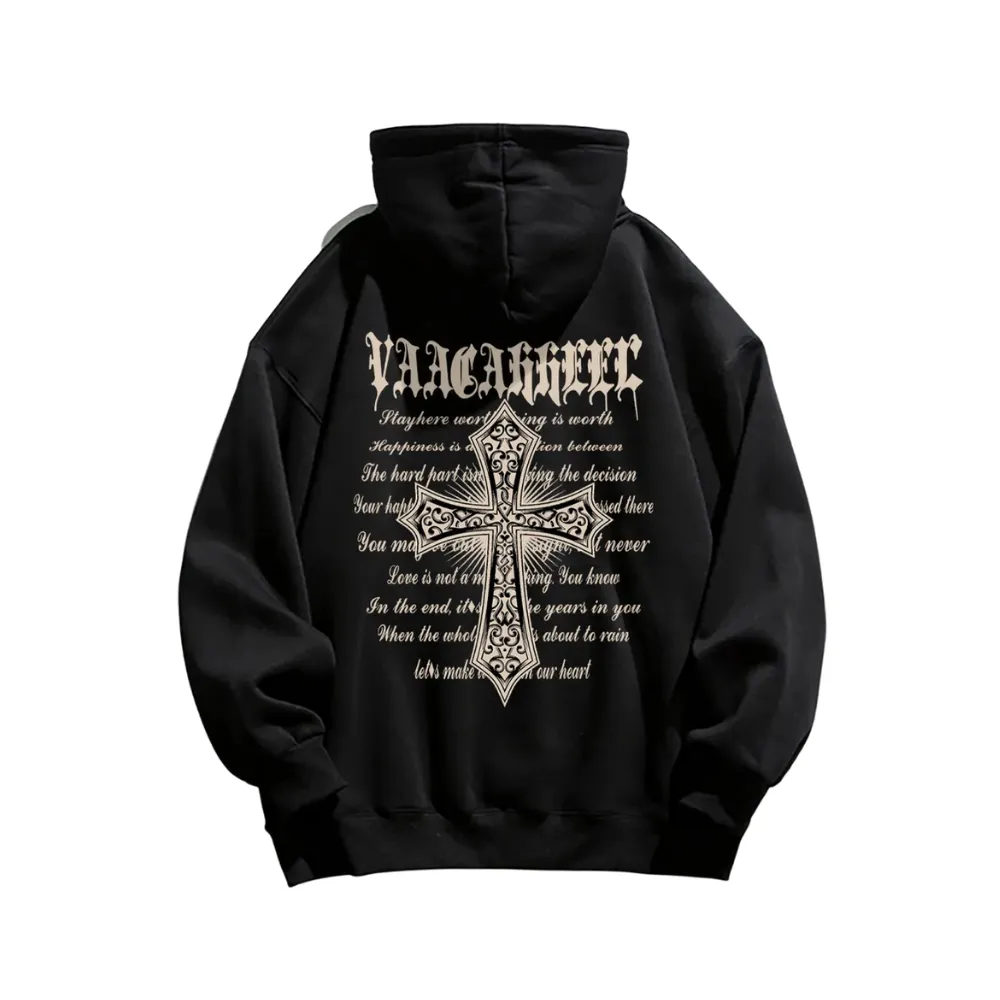 American High Street Cross Graphic Hoodies