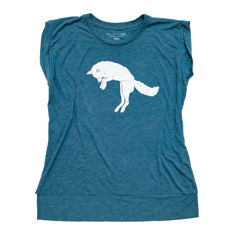 Arctic Fox Rolled Sleeve Muscle Tee