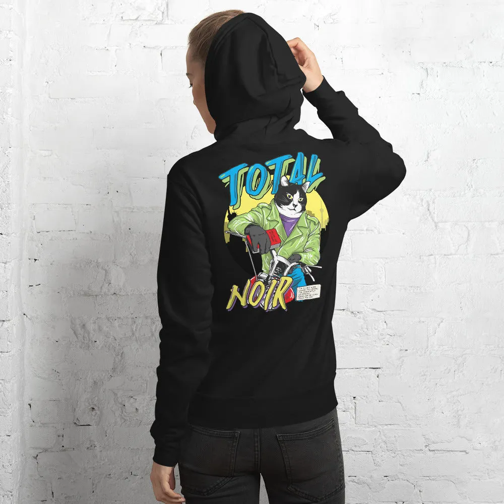 Biker Kitty Graphic Hoodie