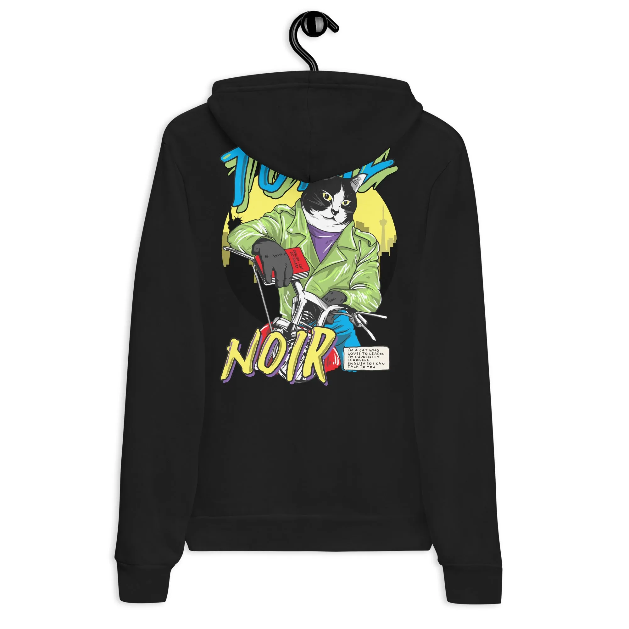 Biker Kitty Graphic Hoodie