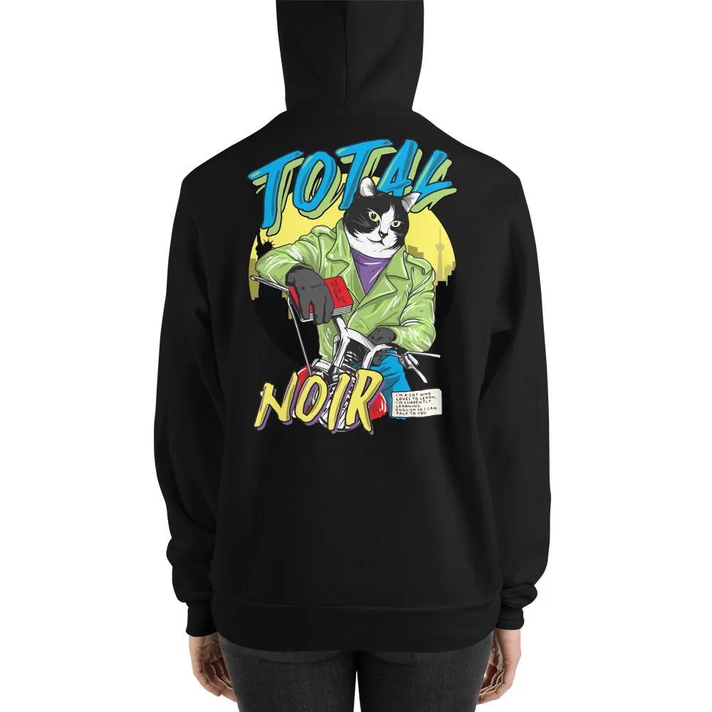 Biker Kitty Graphic Hoodie