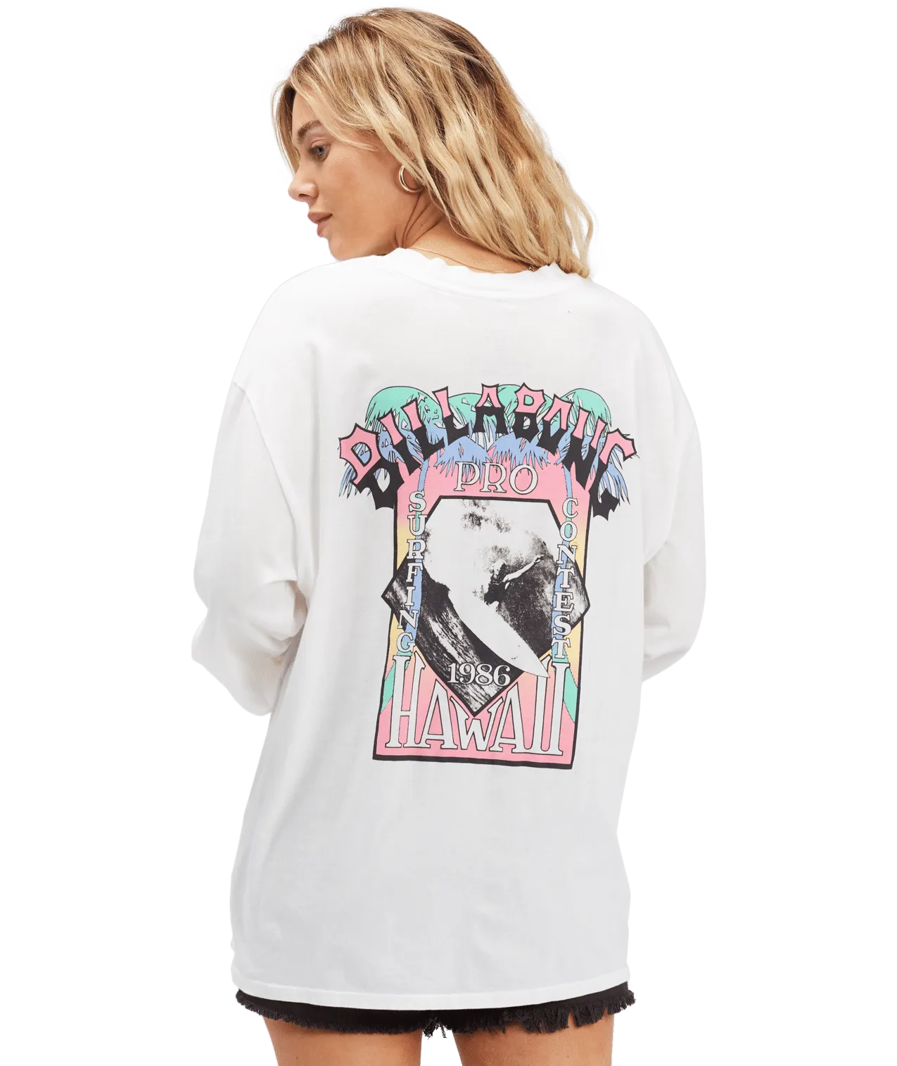 Billabong Tons of Sun L/S Tee-Salt Crystal