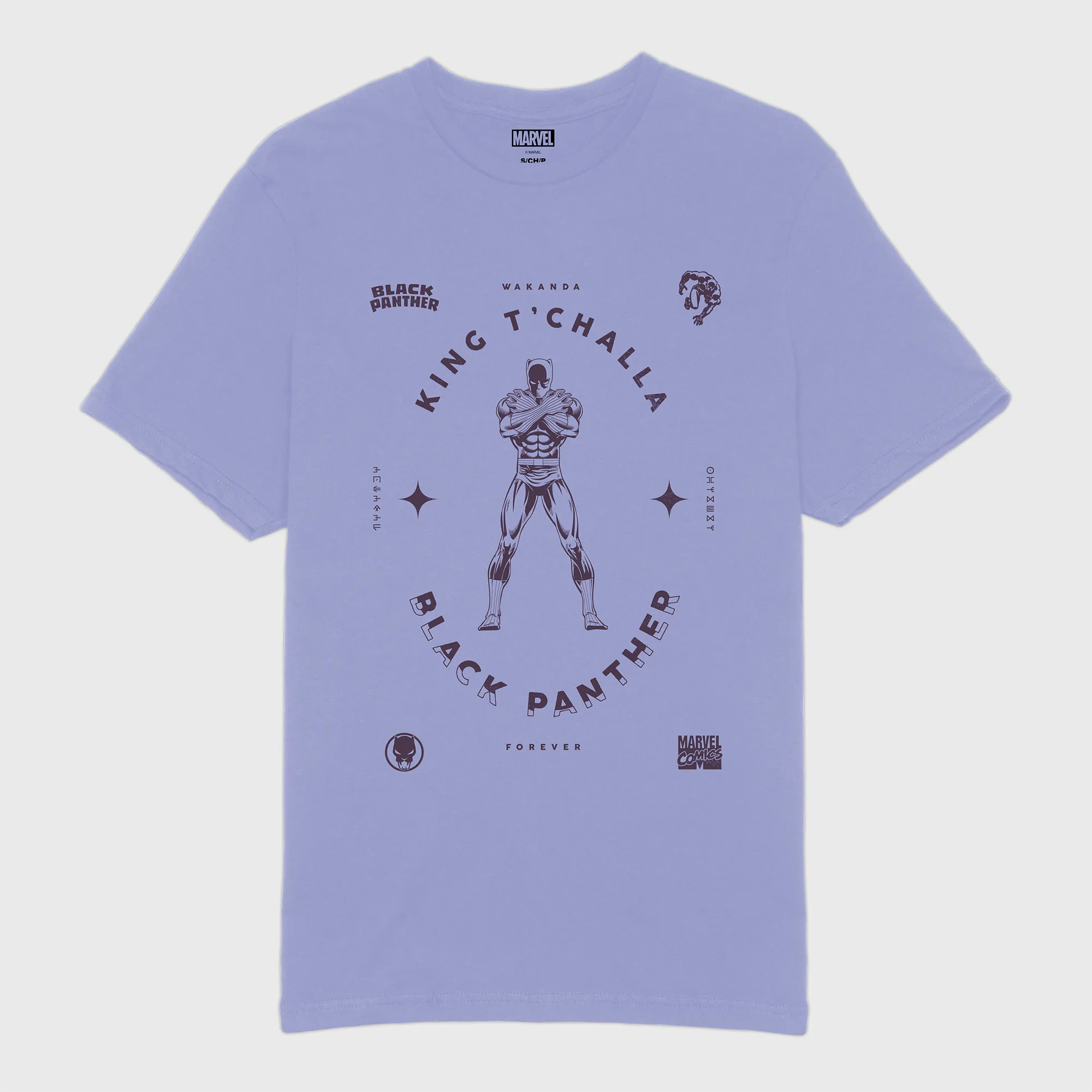 Black Panther - T'Challa Purple Tee