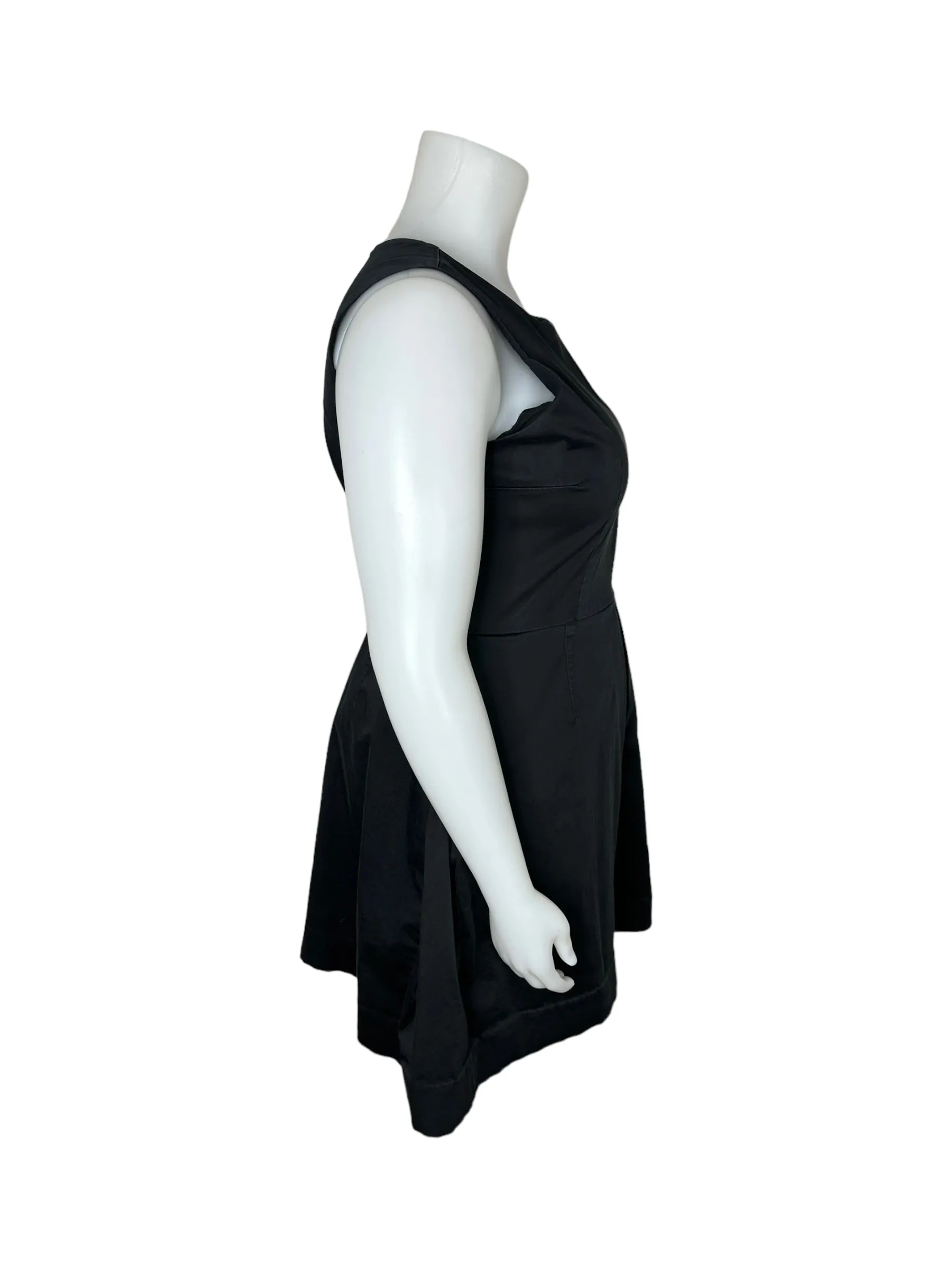 Black Shift Dress w/ Pockets