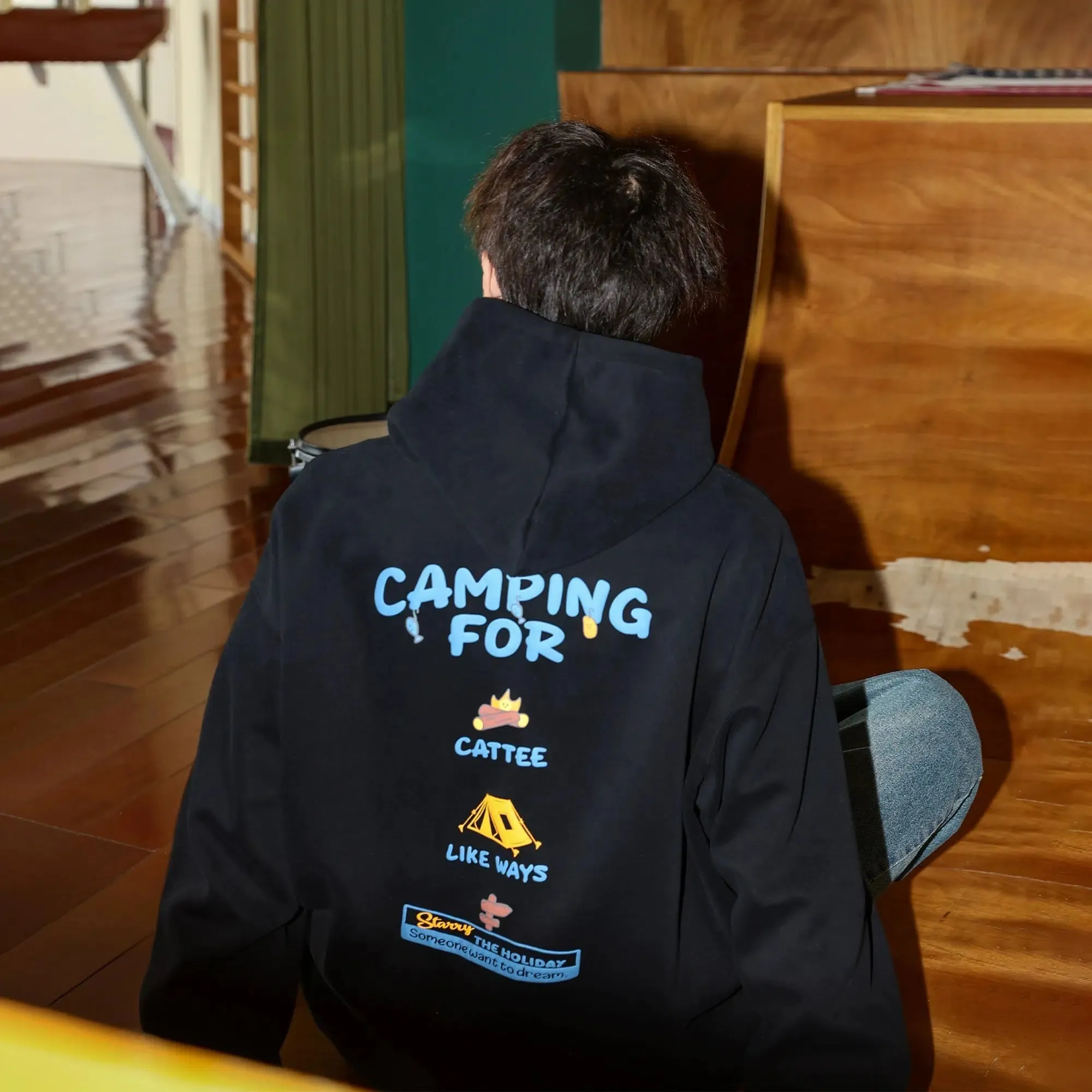 Camping Graphic Hoodie