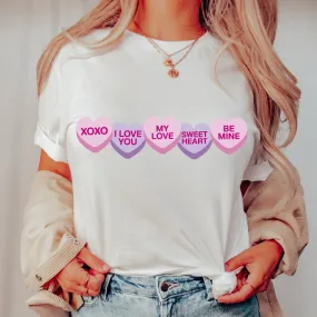 Candy Hearts Wholesale Tee