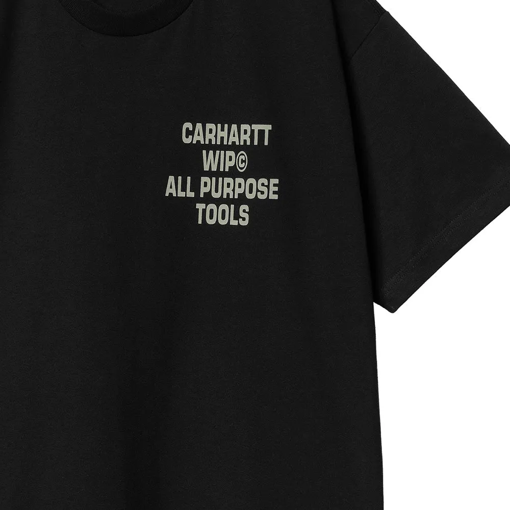 CARHARTT WIP S/S CROSS SCREW T-SHIRT // BLACK