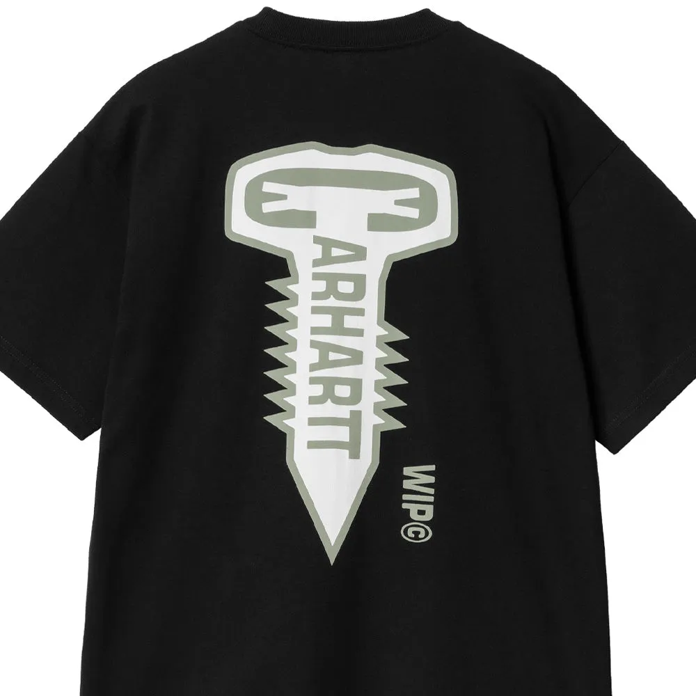 CARHARTT WIP S/S CROSS SCREW T-SHIRT // BLACK