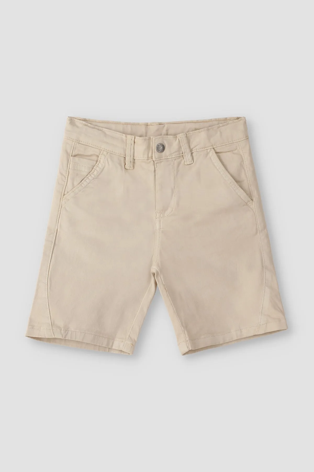 Cotton Short For Baby Boy - Beige