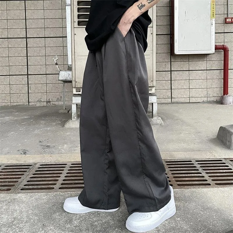 Elastic Waist Relaxed Fit Pants