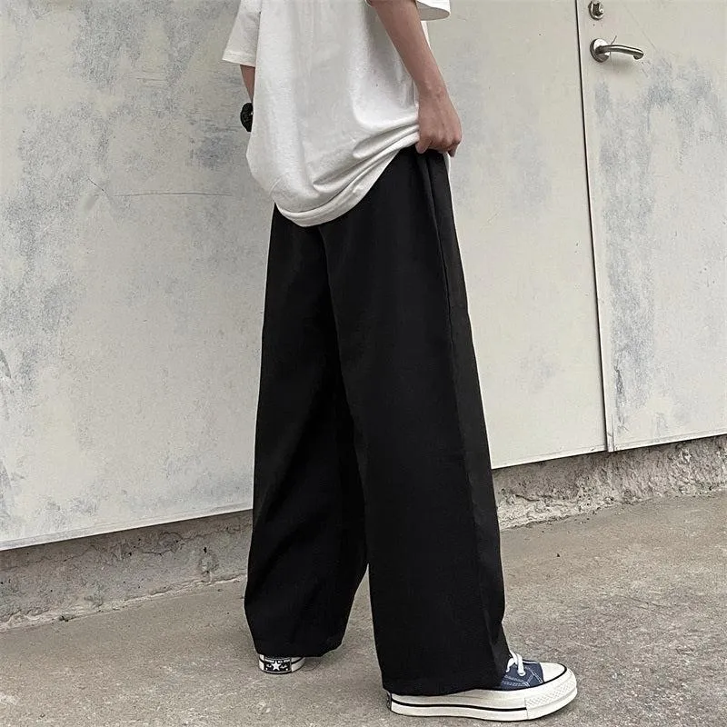 Elastic Waist Relaxed Fit Pants