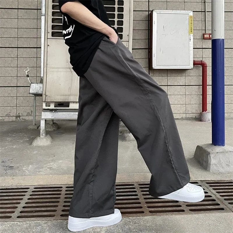 Elastic Waist Relaxed Fit Pants