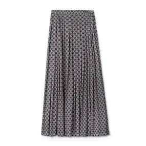 Elastic Waist Skirt IN: Geo Grey