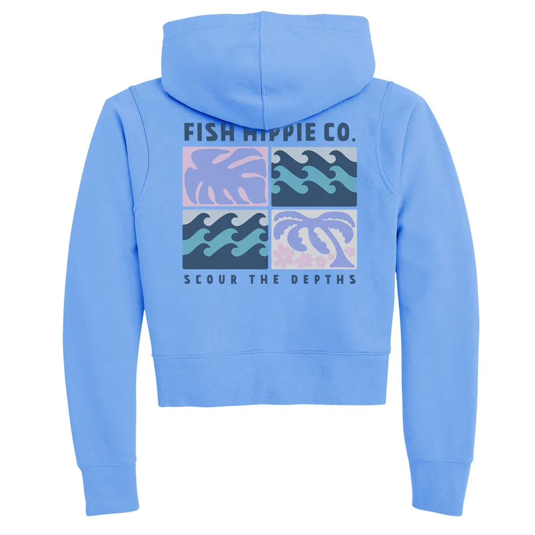 Fish Hippie W Drifter Hoodie VISTA BLUE