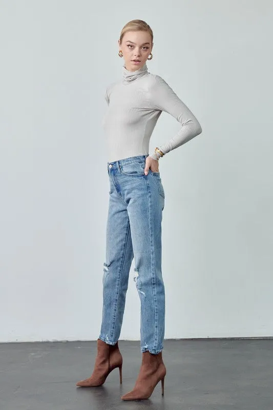 High Rise Mom Jeans