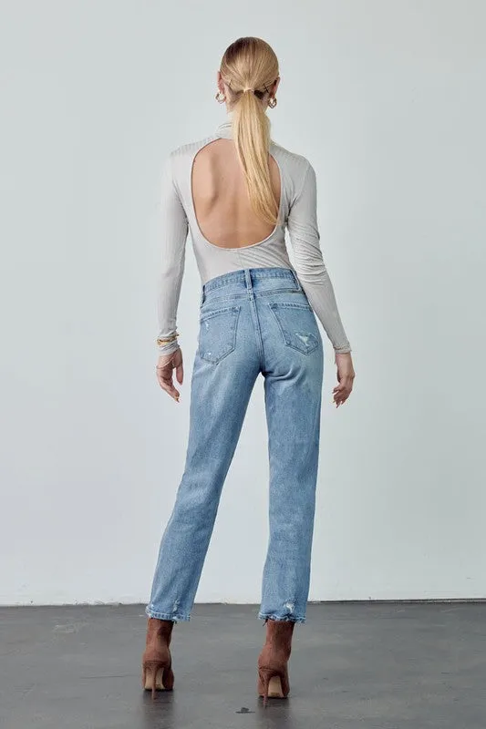 High Rise Mom Jeans