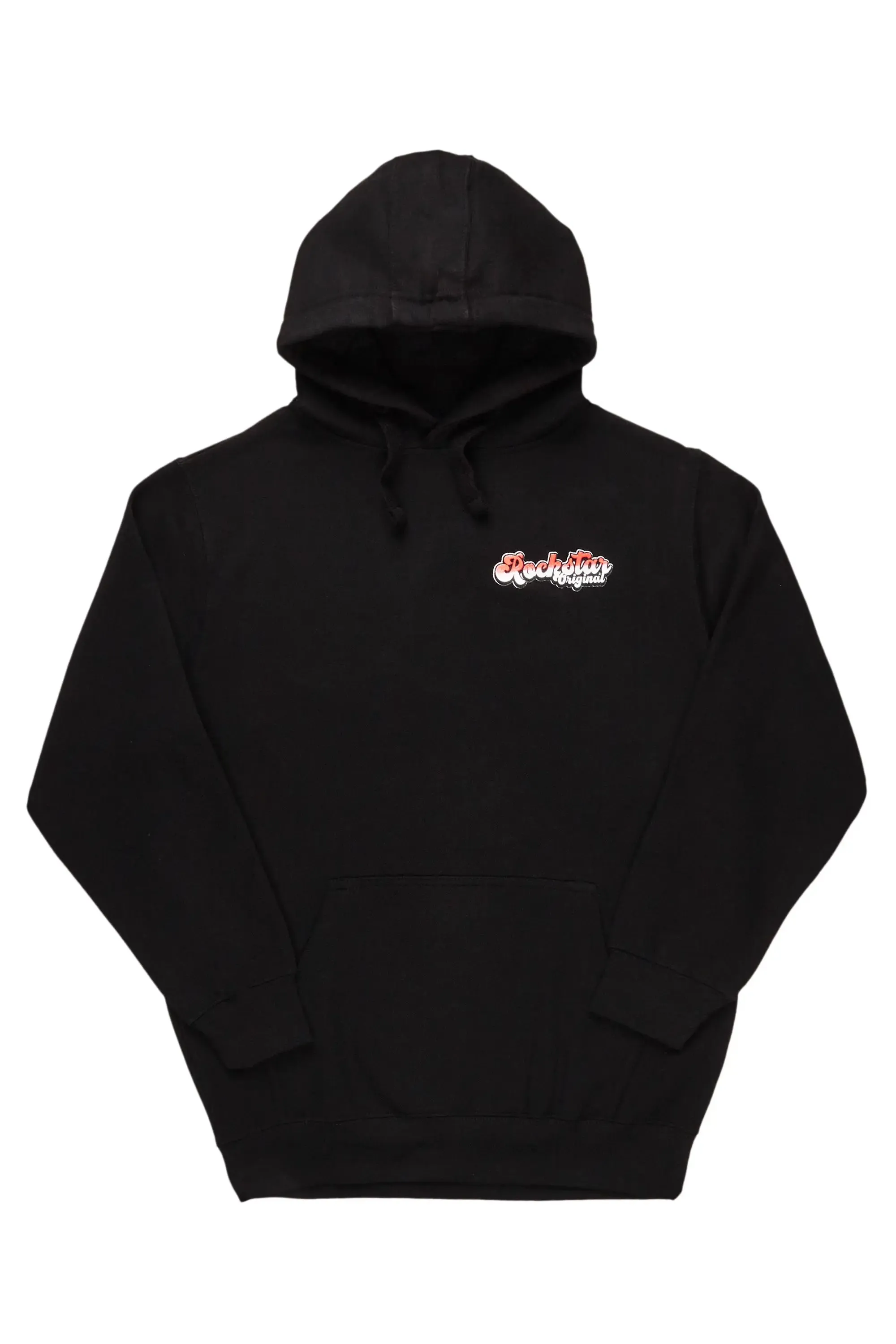 Highya Black Graphic Hoodie