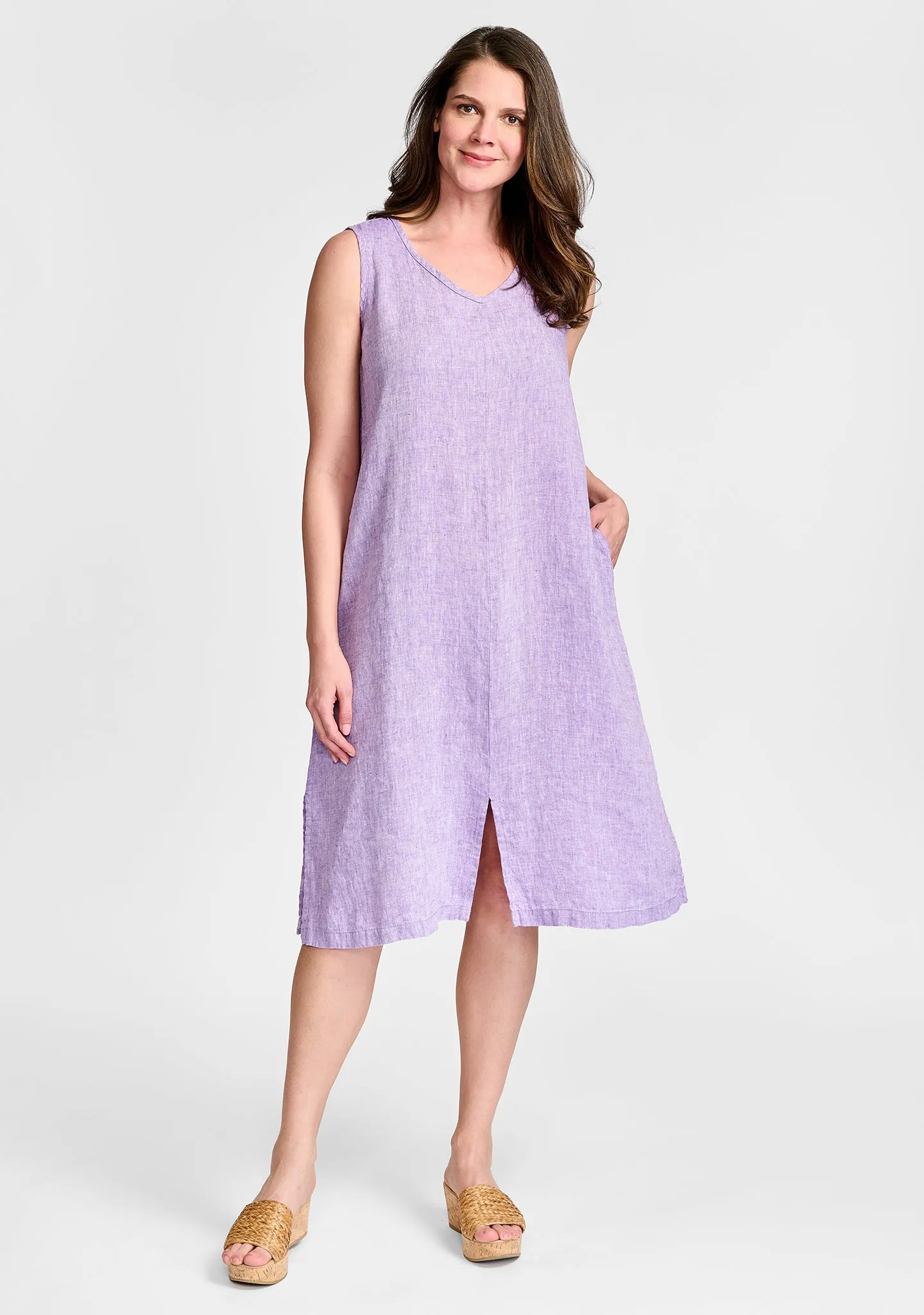 Jewel Dress - Linen Shift Dress - FINAL SALE