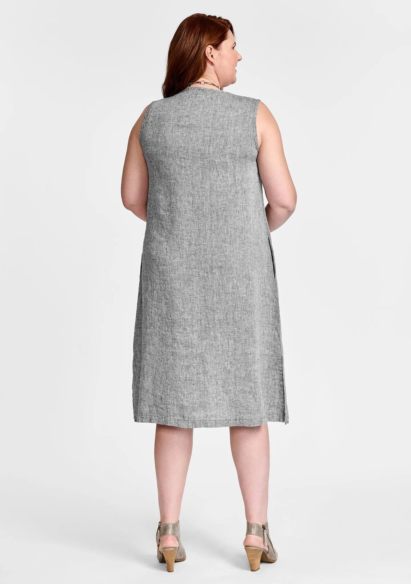 Jewel Dress - Linen Shift Dress - FINAL SALE