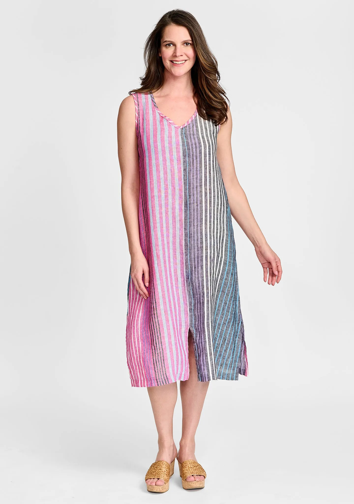 Jewel Dress - Linen Shift Dress - FINAL SALE