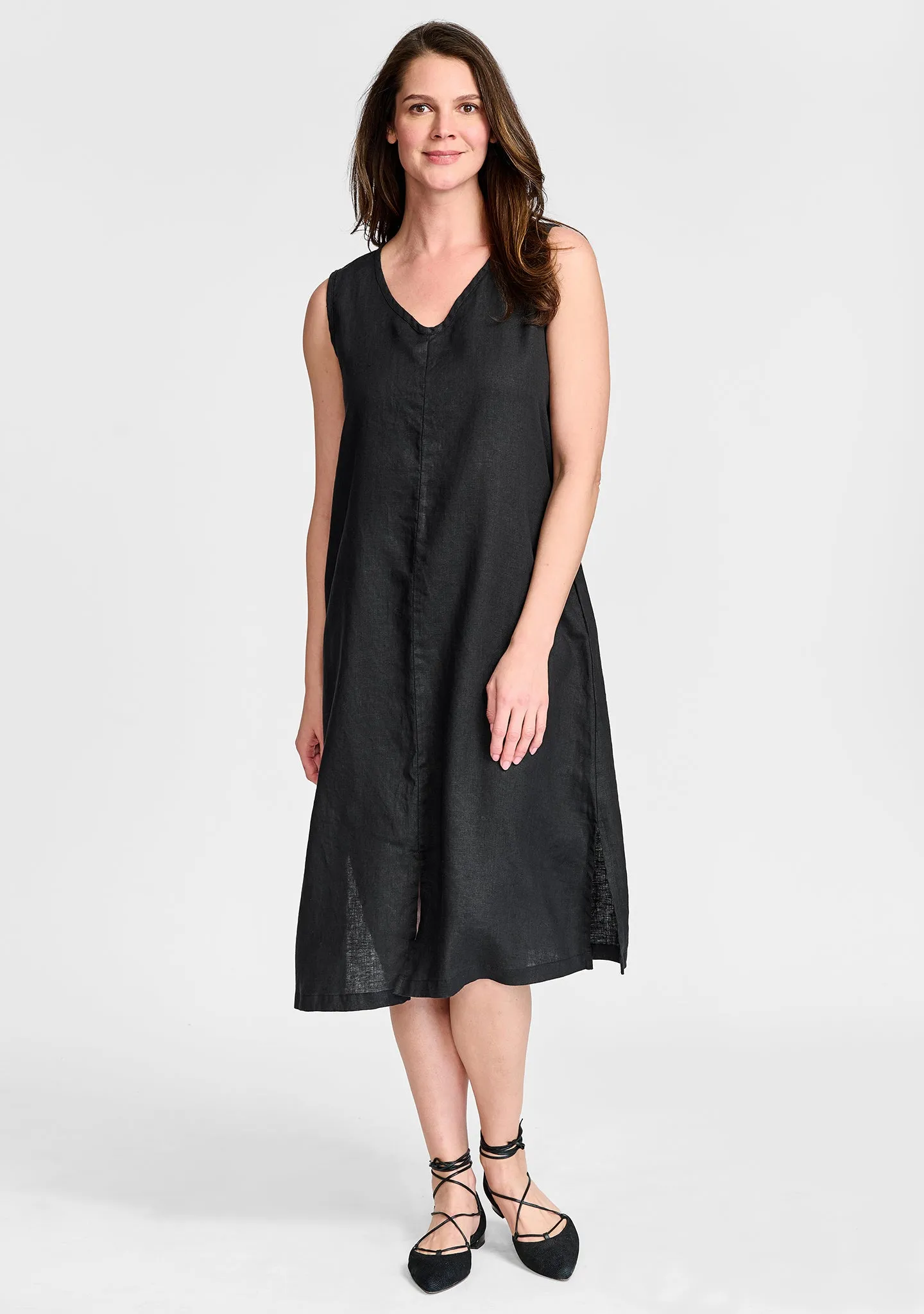 Jewel Dress - Linen Shift Dress - FINAL SALE