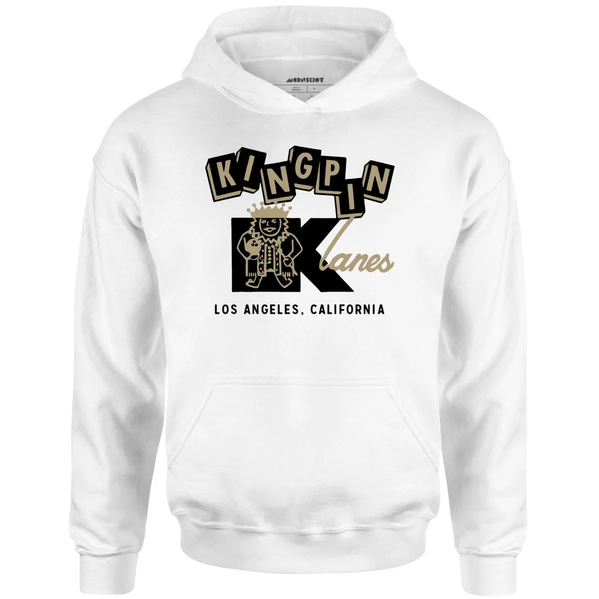 Kingpin Lanes - Los Angeles, CA - Vintage Bowling Alley - Unisex Hoodie