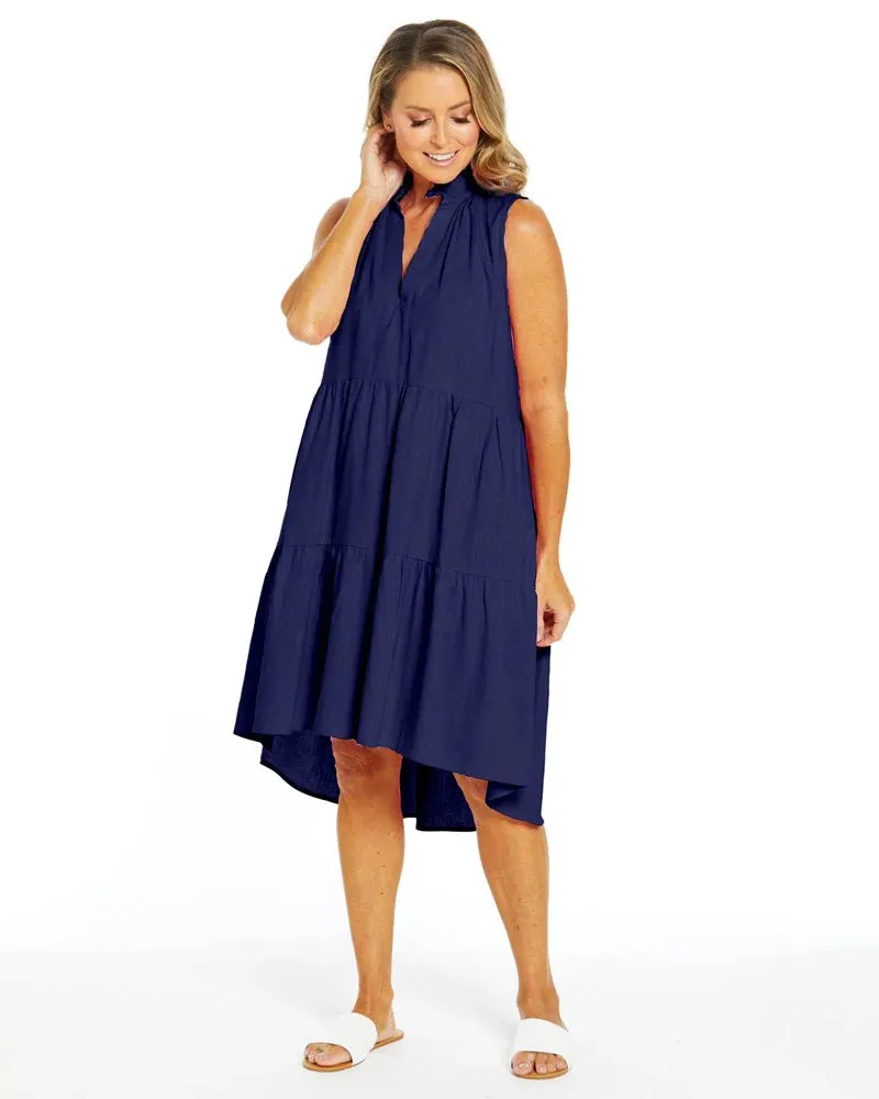 Libby Dress -Navy