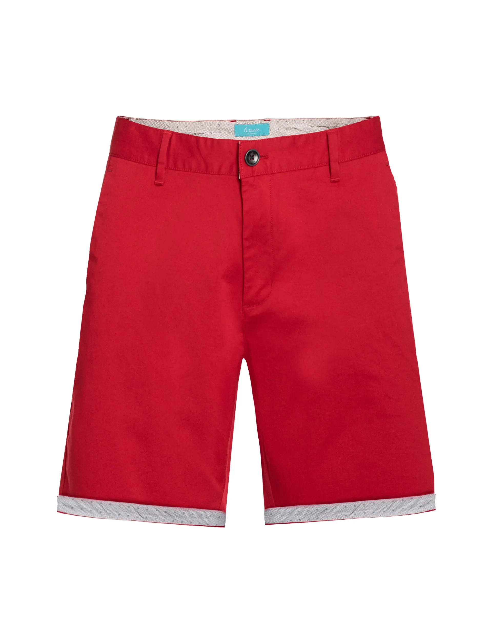 Men's cotton stretch Chino Shorts, Chili Pepper 5100