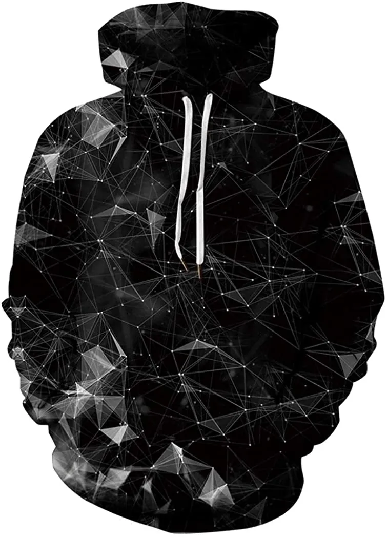 Men's Digital Print  Hoodie