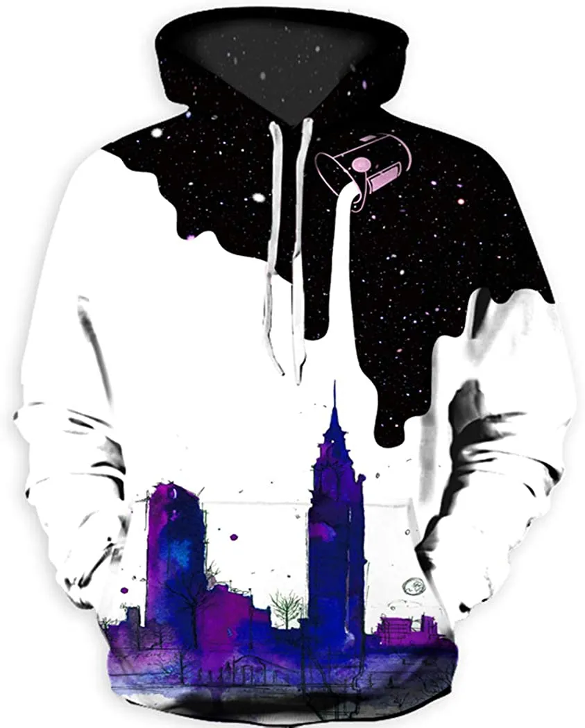 Men's Digital Print  Hoodie