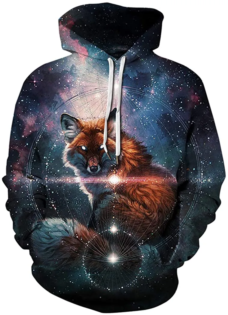 Men's Digital Print  Hoodie