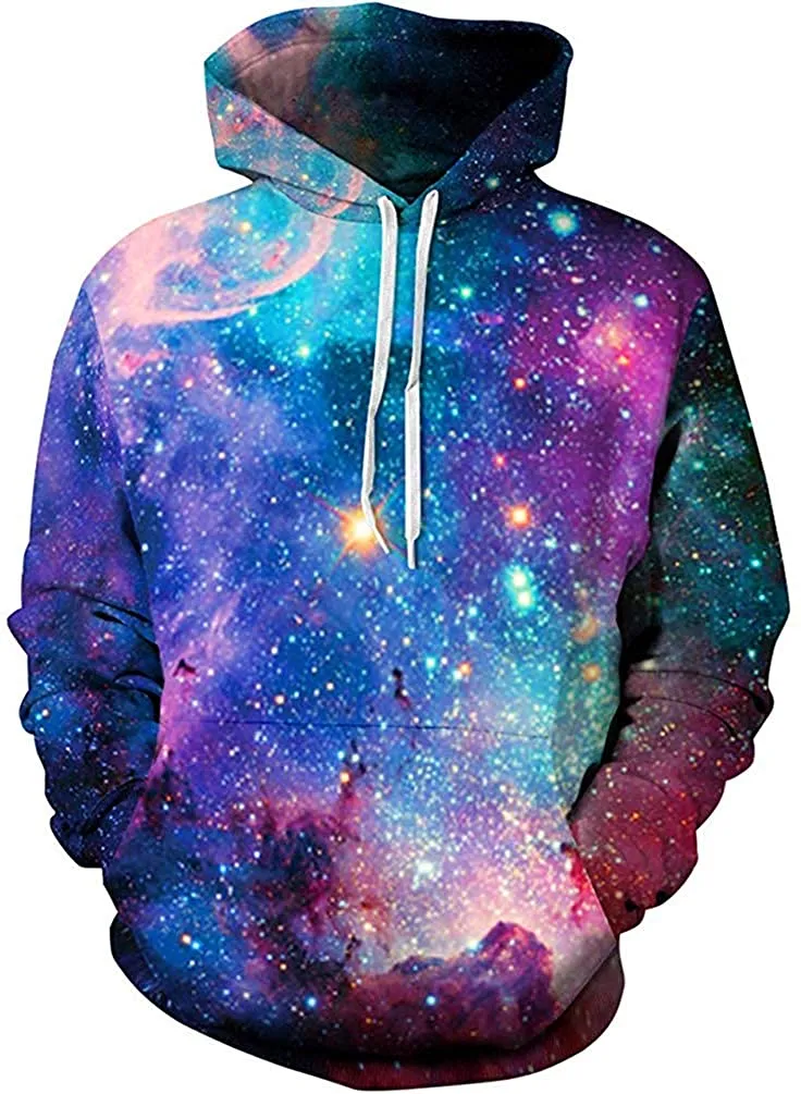 Men's Digital Print  Hoodie