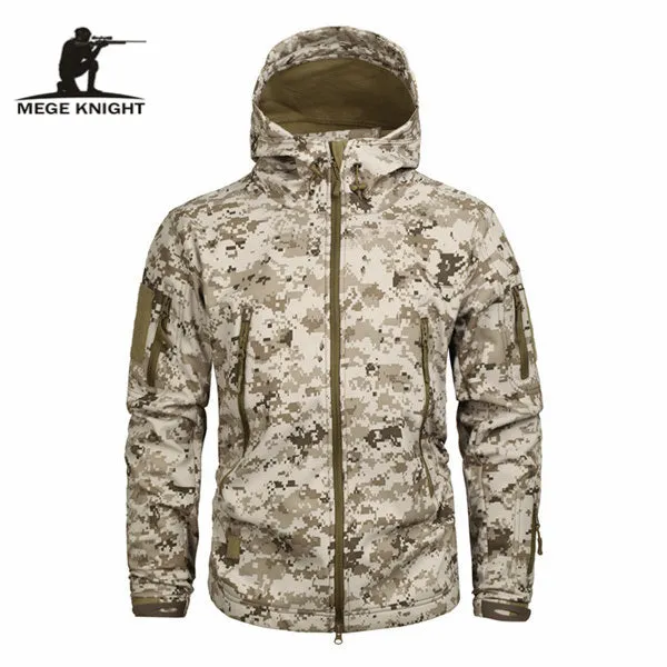 Men's Military Hoodie Camouflage Army Fleece Jacket (Free Shipping)