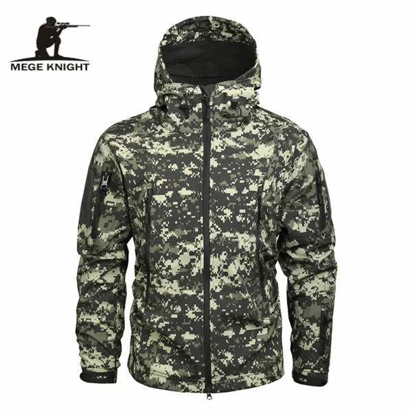 Men's Military Hoodie Camouflage Army Fleece Jacket (Free Shipping)