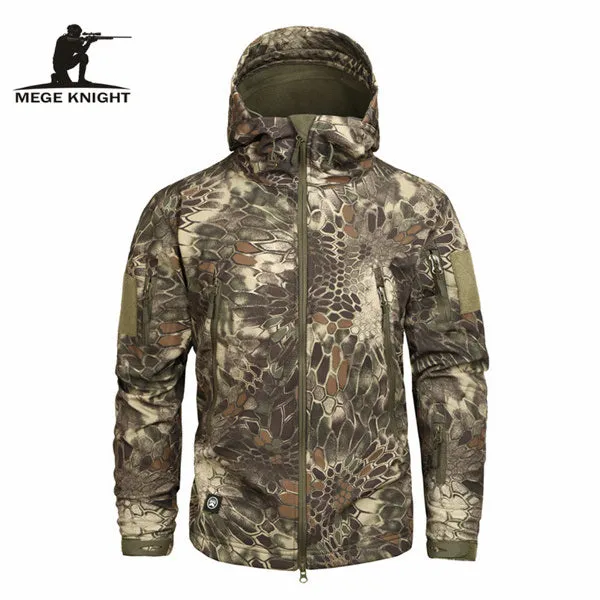 Men's Military Hoodie Camouflage Army Fleece Jacket (Free Shipping)