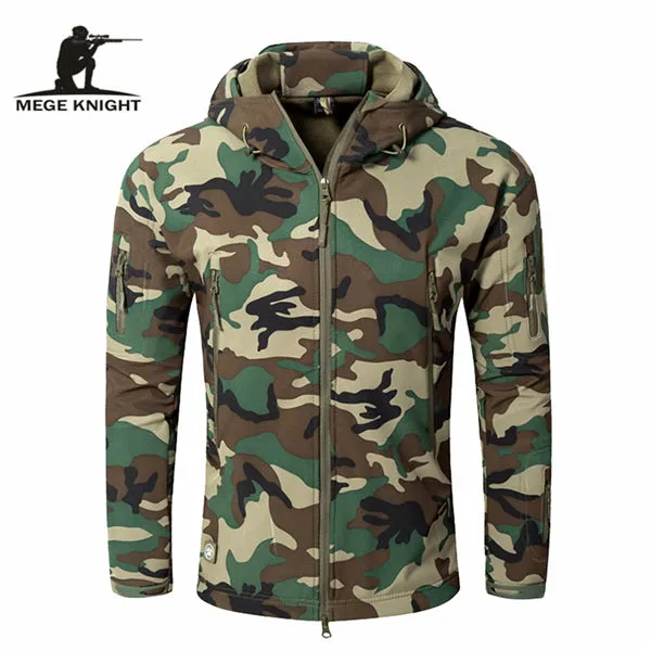 Men's Military Hoodie Camouflage Army Fleece Jacket (Free Shipping)