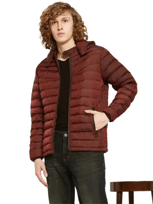 Mettle Men Puffer Front Open Jacket