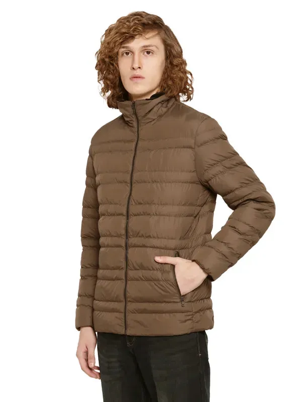 Mettle Men Solid Puffer Jacket