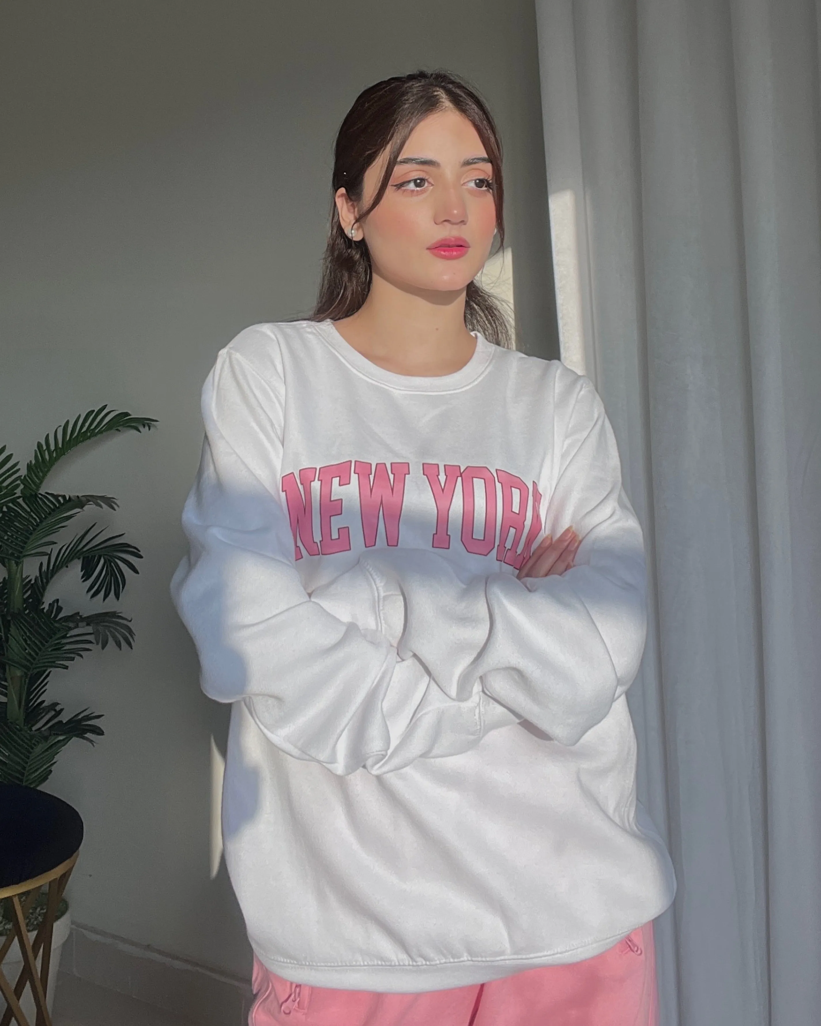 New York Graphic Oversized Sweatshirt