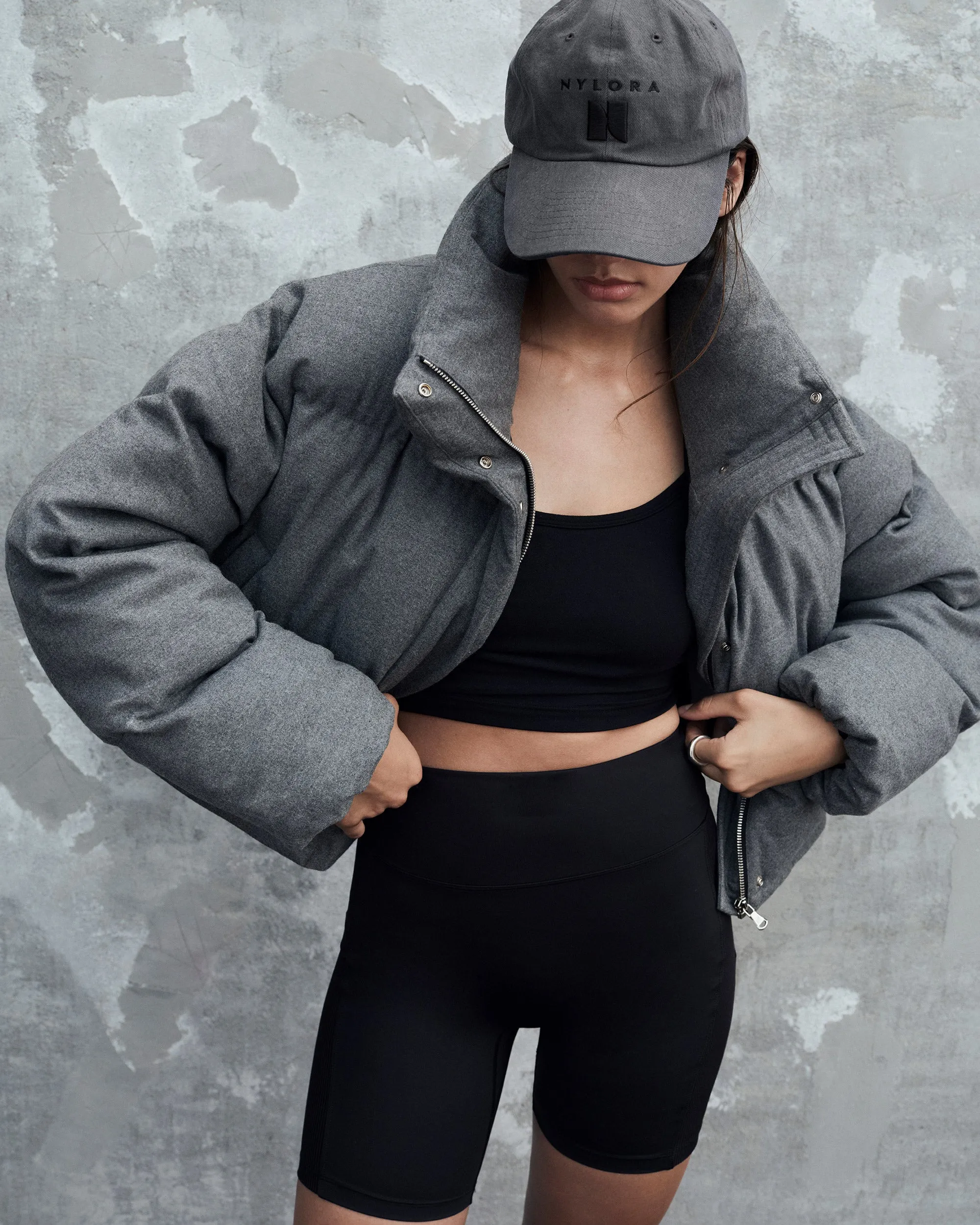 QUINN PUFFER GREY