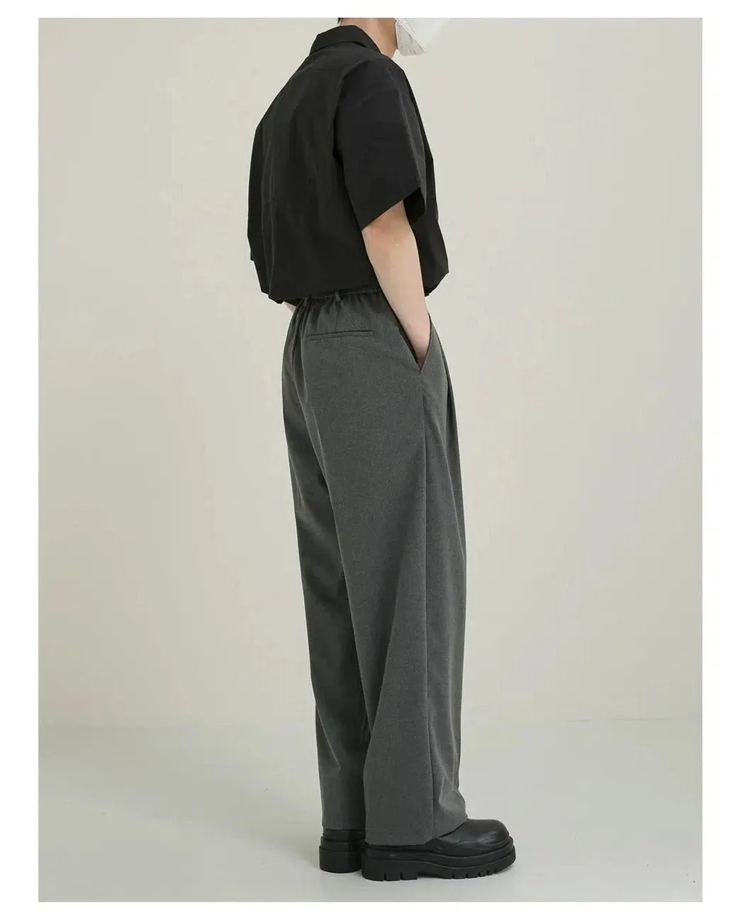 Relaxed Fit Drawstring Trousers