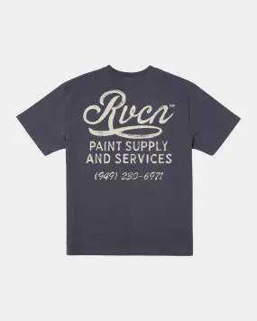 RVCA Paint Supply Tee - Garage Blue