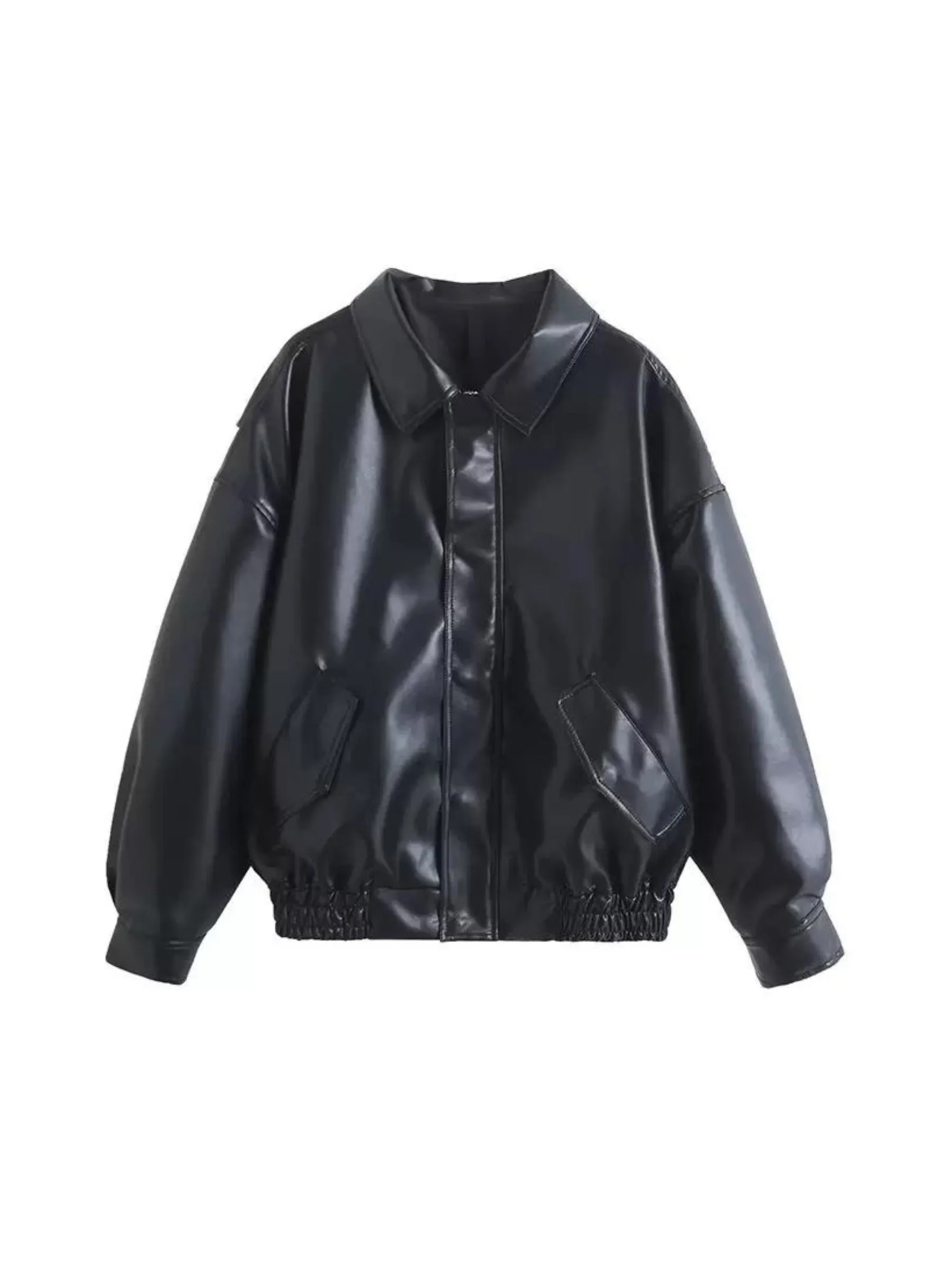 Selina Faux Leather Jacket