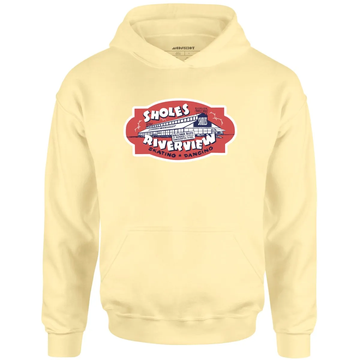 Sholes Riverview - Dorchester, MA - Vintage Roller Rink - Unisex Hoodie