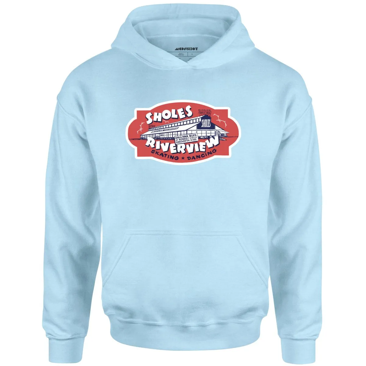 Sholes Riverview - Dorchester, MA - Vintage Roller Rink - Unisex Hoodie