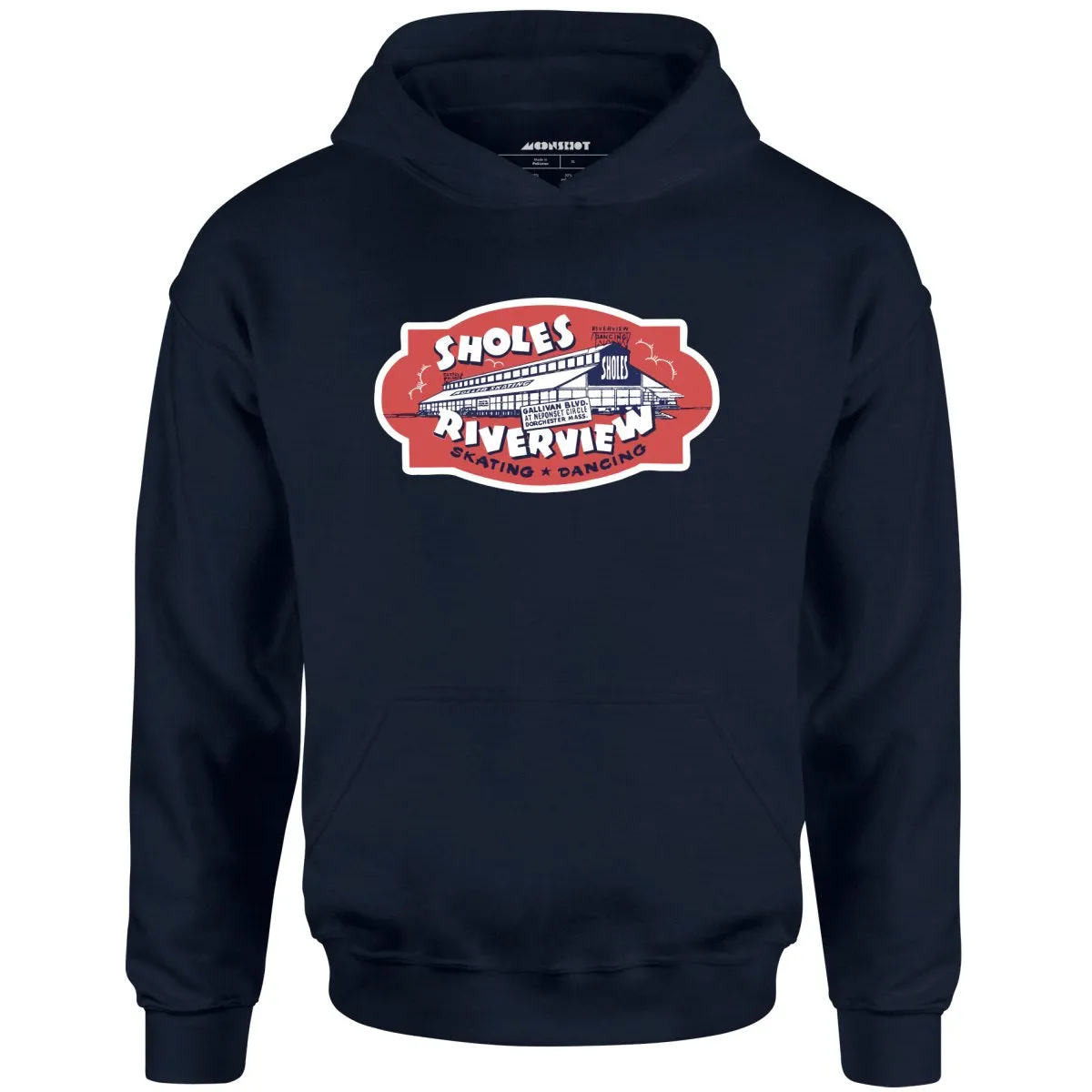 Sholes Riverview - Dorchester, MA - Vintage Roller Rink - Unisex Hoodie