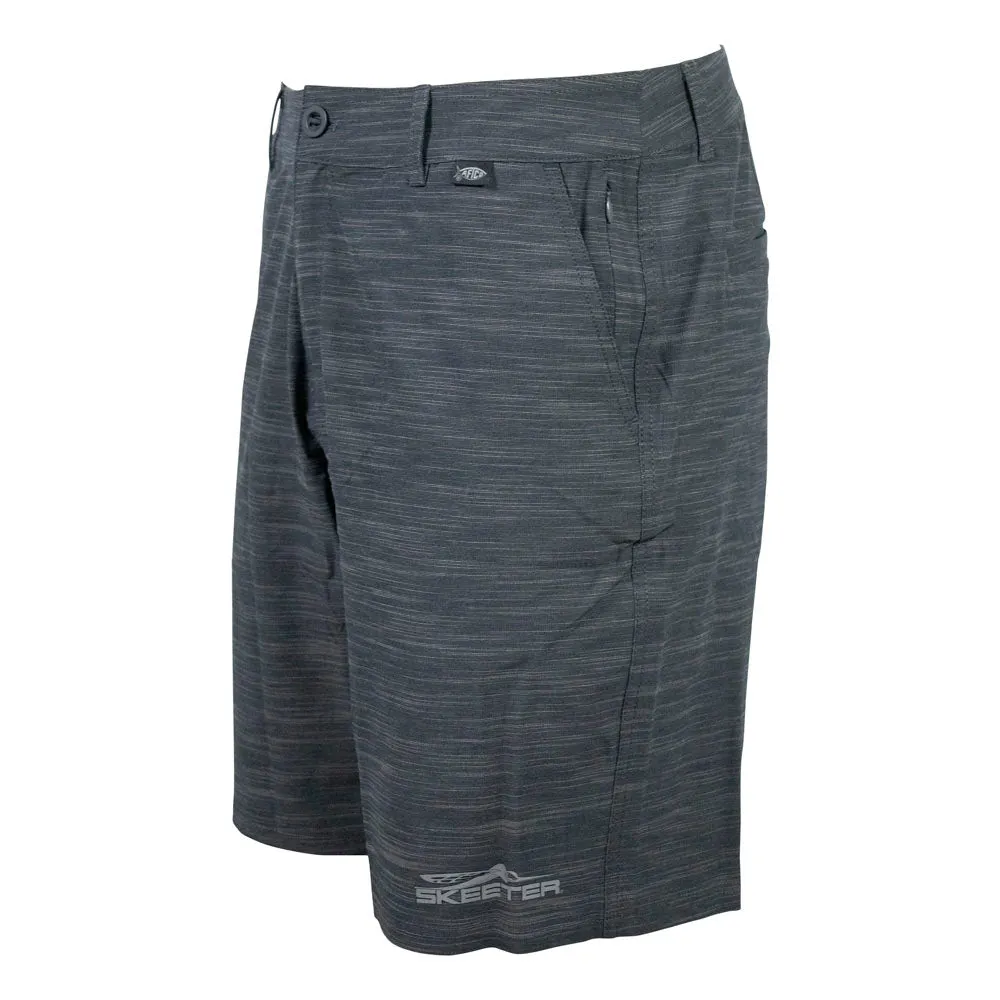 Skeeter AFTCO Hybrid Chino Fishing Shorts - Charcoal