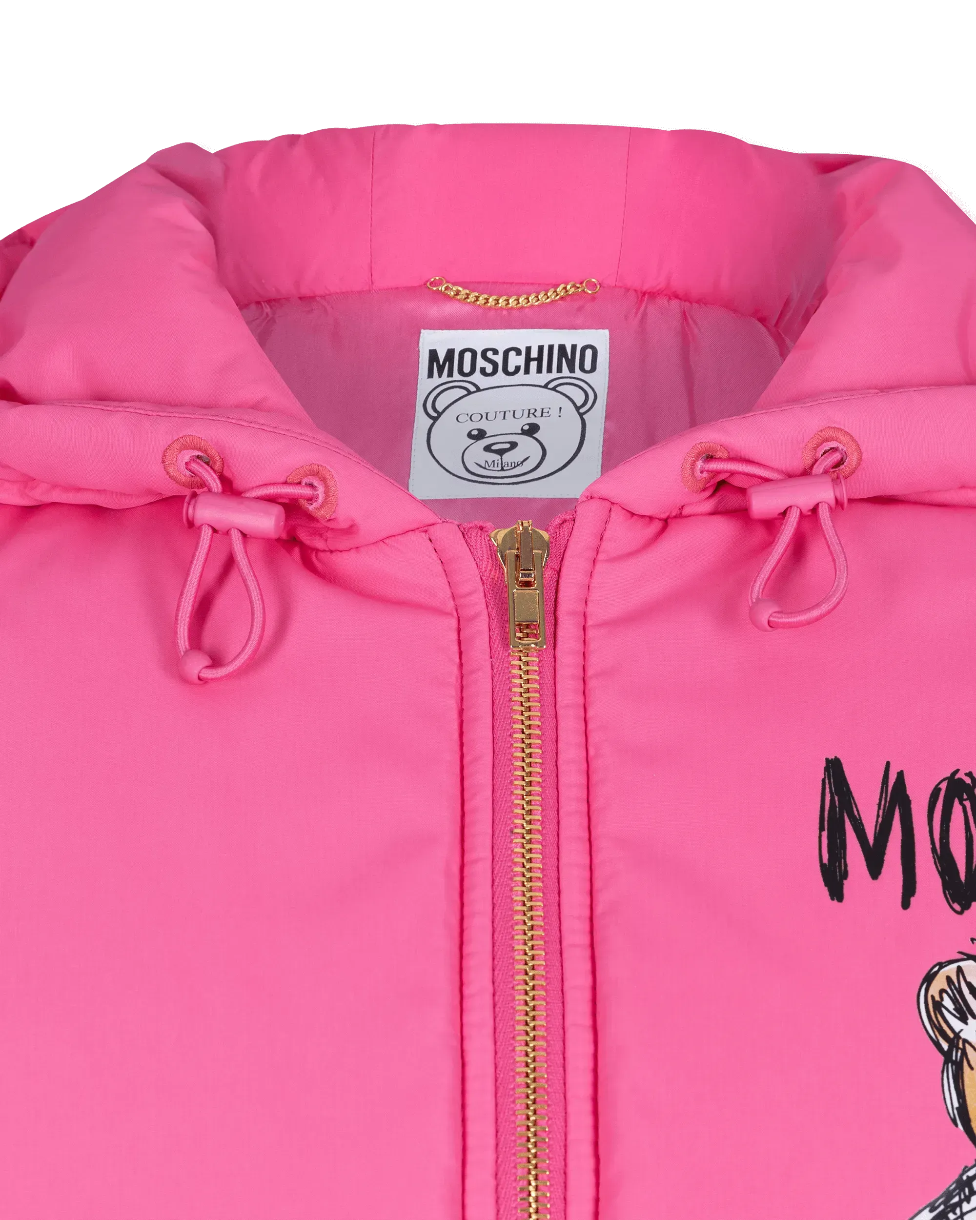 Teddy Bear Hooded Puffer Jacket