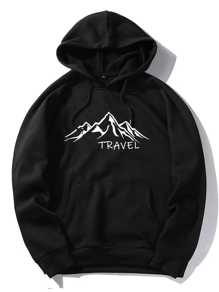 Travel&Mountain Graphic Hoodies